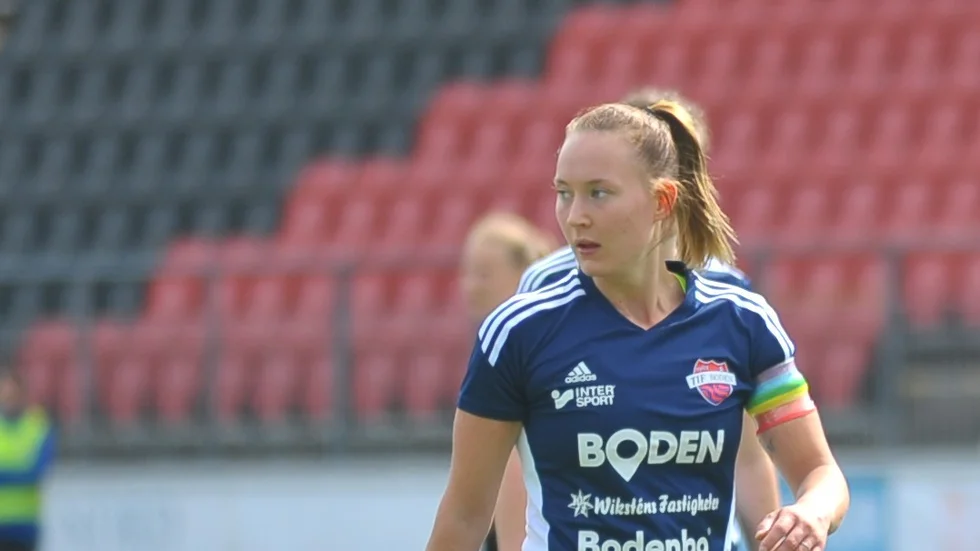 Jennifer Askebarnd var stolt över sitt lags kämpainstas mot serietvåan IFK Östersund.