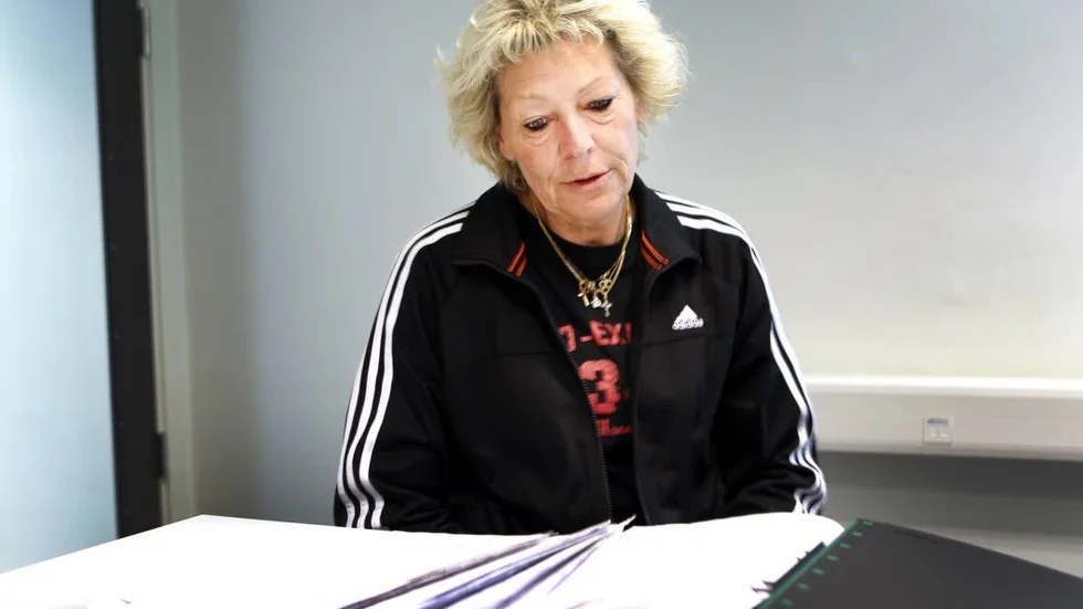 Anna Rosander med sin och sonens namninsamling 2014.