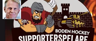 Profilen skänker pengar – till Bodens värvning