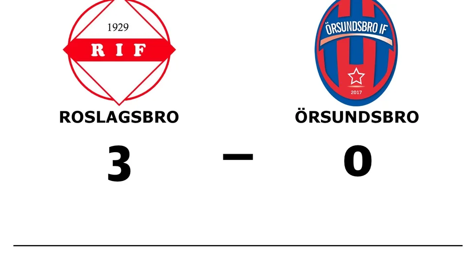 Roslagsbro IF vann mot Örsundsbro IF