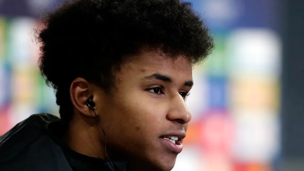 Karim Adeyemi ersätter Erling Braut Haaland i Dortmund. Arkivbild.