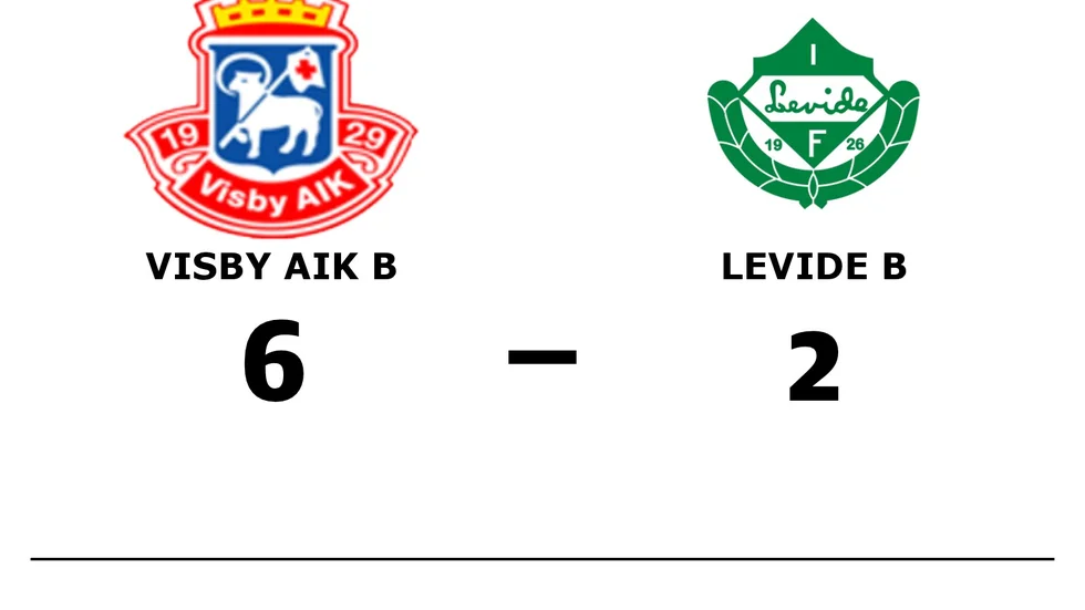 Visby AIK B vann mot Levide IF B