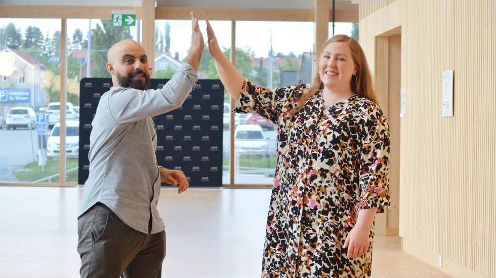 Årets Tjänsteföretag: Abbes lokala servicetjänster och Årets nykomling: Luckey Bageri & konditori. 