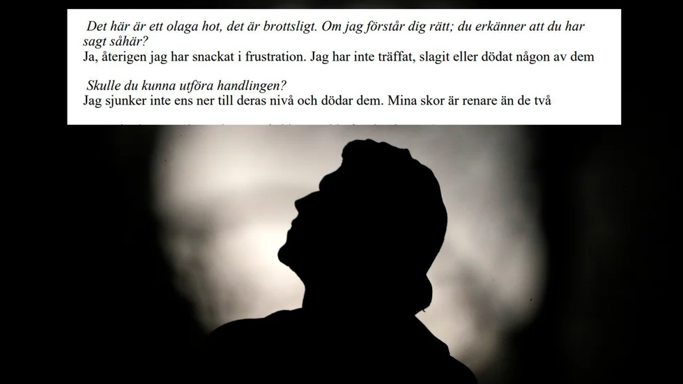 Mannen i Eskilstuna har kapat alla band till sin dotter. Texten är hämtad från polisens förundersökning.