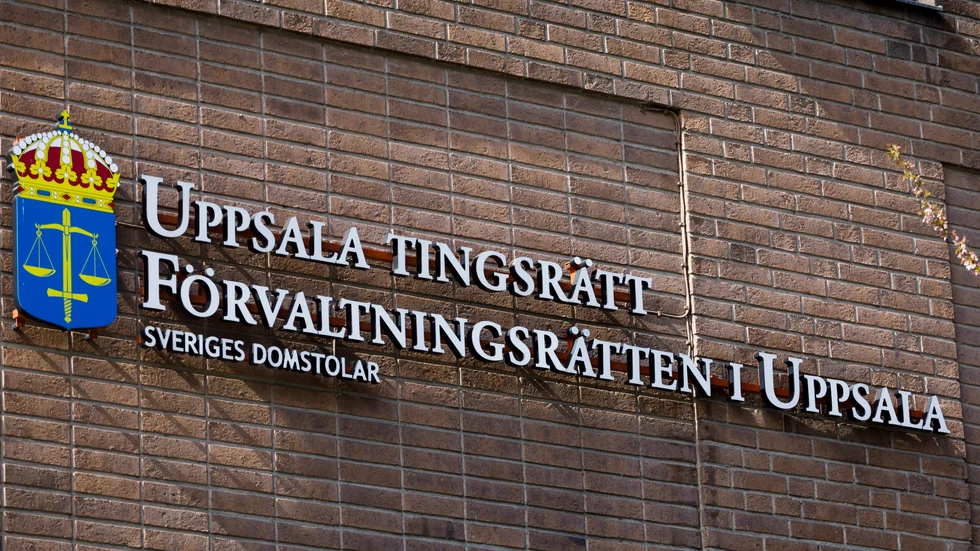 En ung man kastade en servetthållare på en annan ung man. Nu åtalas han för misshandel i Uppsala tingsrätt.