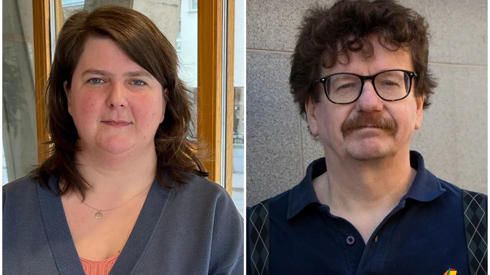 Kaisa Karro majtalar i Motala och Lars Stjernkvis i Vadstena.