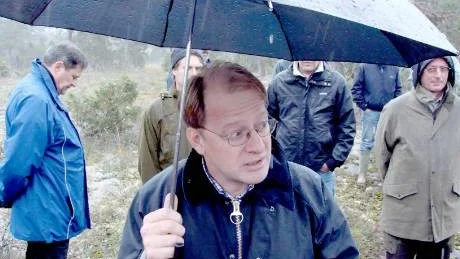Mikael Hagelroth i miljödomstolen fick se områdena kring Ducker.
