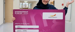 Jenan, 17,  prisades för bästa utveckling på UF-mässan • Deltar i stor satsning på gymnasiet