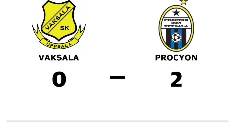 Vaksala SK förlorade mot Procyon BK