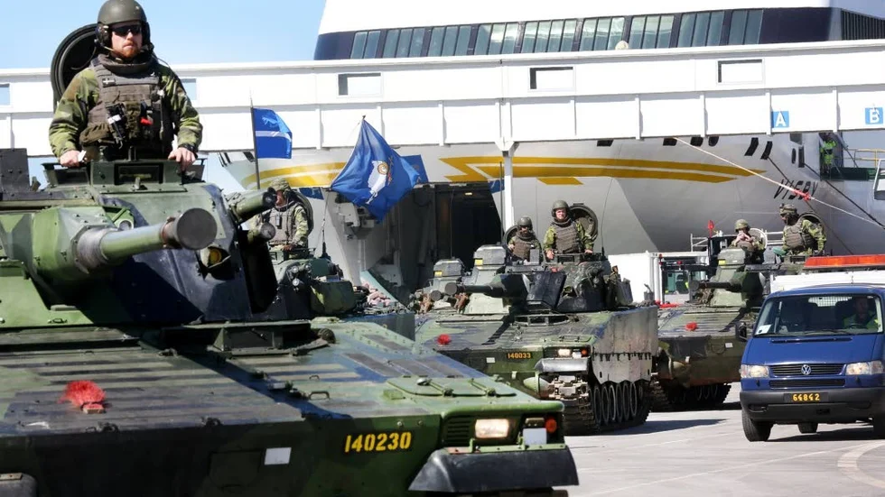 2018. Då förstärks stridsgruppen med luftvärnskanonvagnar.