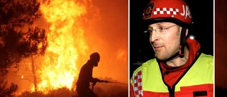 Gotlänningen till skogsbranden i Chile