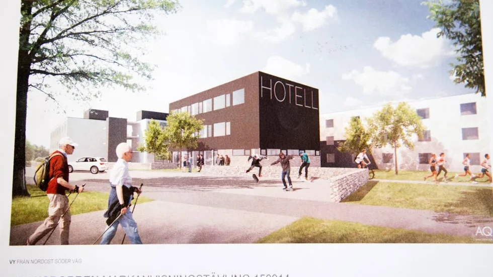 Lägenhetshotellet i Kokkolokkoskogen ska ha 400 bäddar fördelade på 100 rum.
