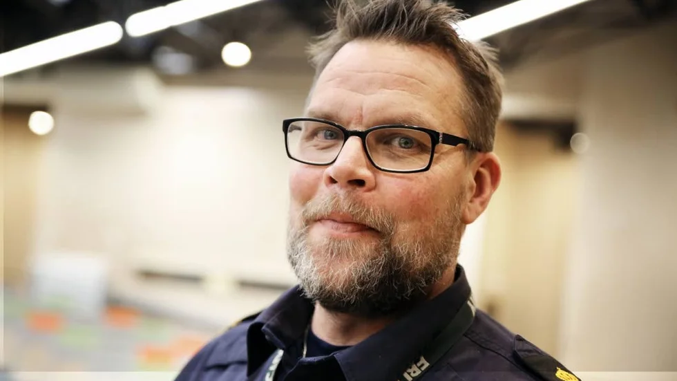 Fredrik Persson, lokalpolisområdeschef, kan glädjas över många gotländska ansökningar till polishögskolan.