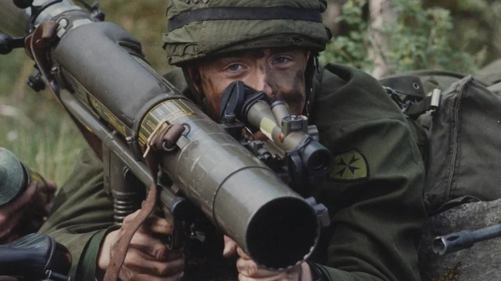 Granatgevär av typen Carl Gustaf. Bilden har dock inget med olyckan att göra.