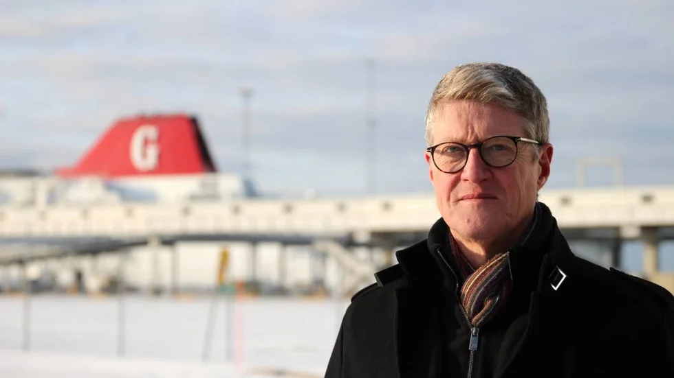 Christer Bruzelius, vd på Destination Gotland, kommenterar transporterna kring färjeförbindelserna.