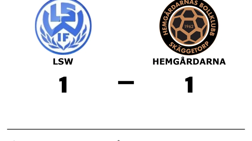 LSW IF spelade lika mot Hemgårdarnas BK