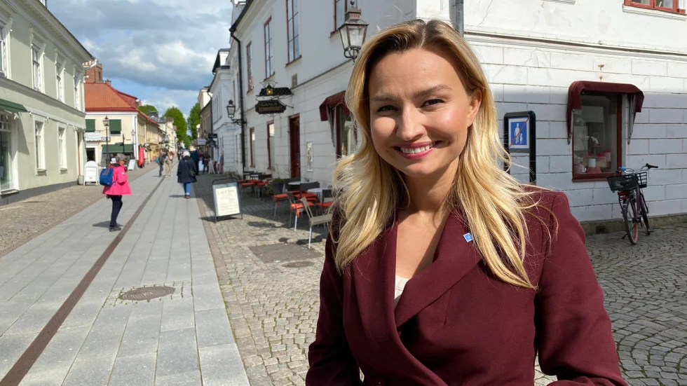 "För mig är det viktigt att inte bara besöka de större orterna", säger Ebba Busch. Hon har besökt Östergötland flera gånger senaste tiden. Bland annat på partiets kongress i Norrköping i höstas, och Linköping för några veckor sen.