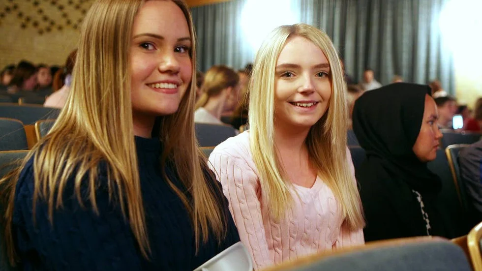 Saga Edlund och Michelle Sundström var säkra på att VHF skulle vinna innan matchen började.