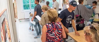 Stort intresse för Västervikskonstnär