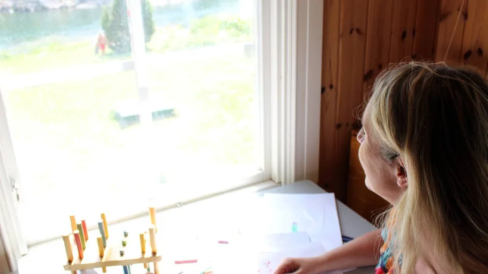 Stöd. Viktiga för skrivandet var miljön på Borgö och stödet från familj och vänner.