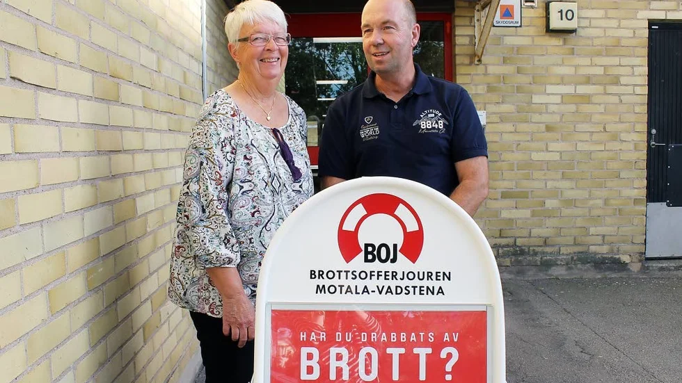 Synliga. Barbro Leijonmarck och Åke Werner hoppas att Brottsofferjouren ska kunna nå fler människor efter årsskiftet.