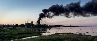 Storbrand härjar på Gotland