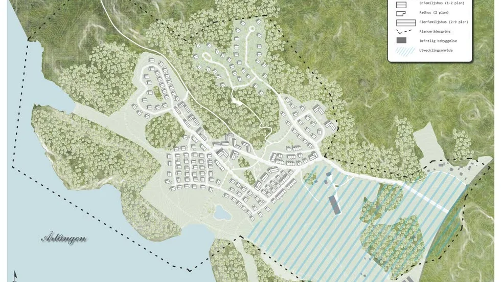En översiktlig bild av kommunens planer.