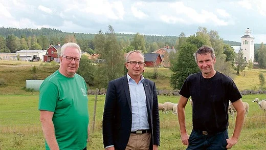 Leif Larsson, Magnus Kindbom och Per-Åke Svensson vill satsa på landsbygden.