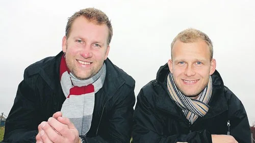 Kisaborna Henrik "Fimpen" Gustavsson och Kristian "Pligg" Bergström kan bli allsvenska spelare på söndag.