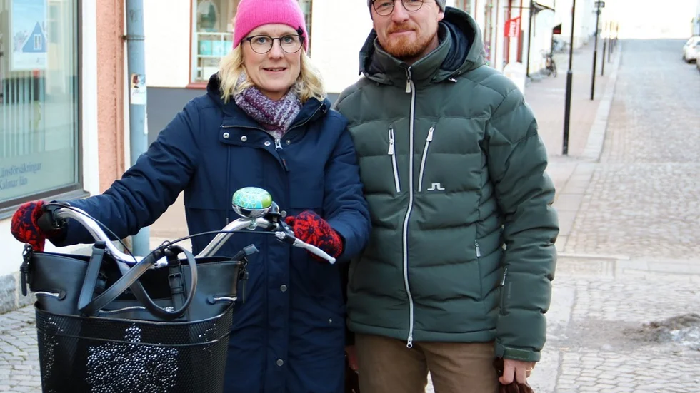 Louise och Ivan Ström, anser att det är viktigt att värna om ett levande centrum och tillgängligheten först och främst.