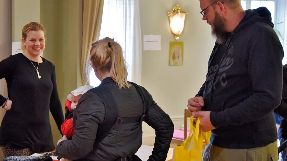 Ramona Krantz expedierade kunderna vid en av kassorna.
