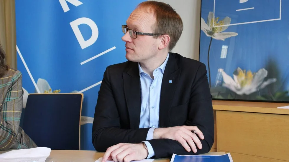 Per Larsson, gruppledare för Kristdemokraterna, betonar att det inte är någon politisk uppgörelse.