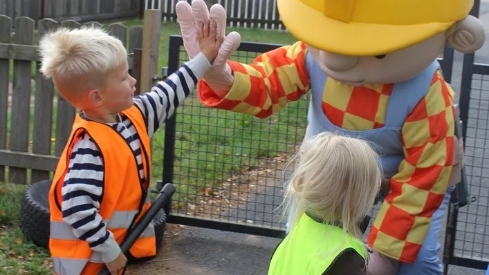 Många kramar och många high-five blev det.