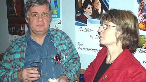 Mycket filmsnack blev det när Carl-Johan De Geer invigningstalade på filmfestivalen i Österbymo. Projektledare har Kate Meurling varit.