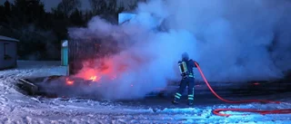 Omfattande brand vid Kolmården