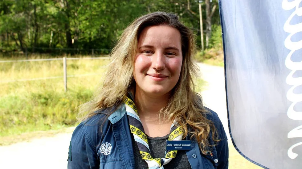 Snart 20-åriga Smilla Lundstedt Mannervik är lägerchef.
