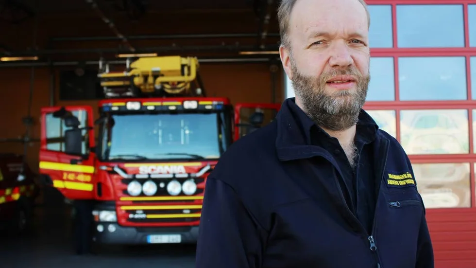 Anders Sigfridsson, chef för räddningstjänsten i Motala.