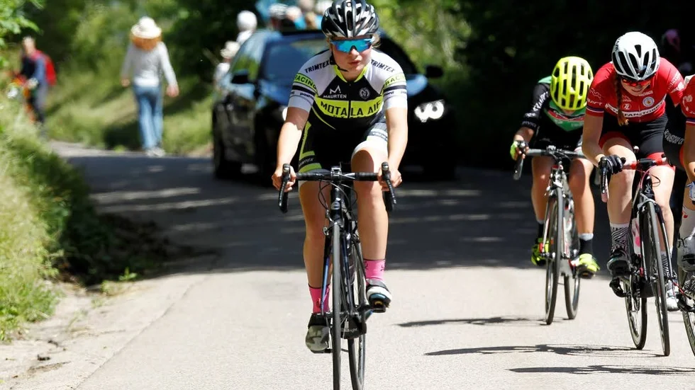 Karin Söderqvist blev bästa Maifracingcyklist i F15-16 med en femteplats.