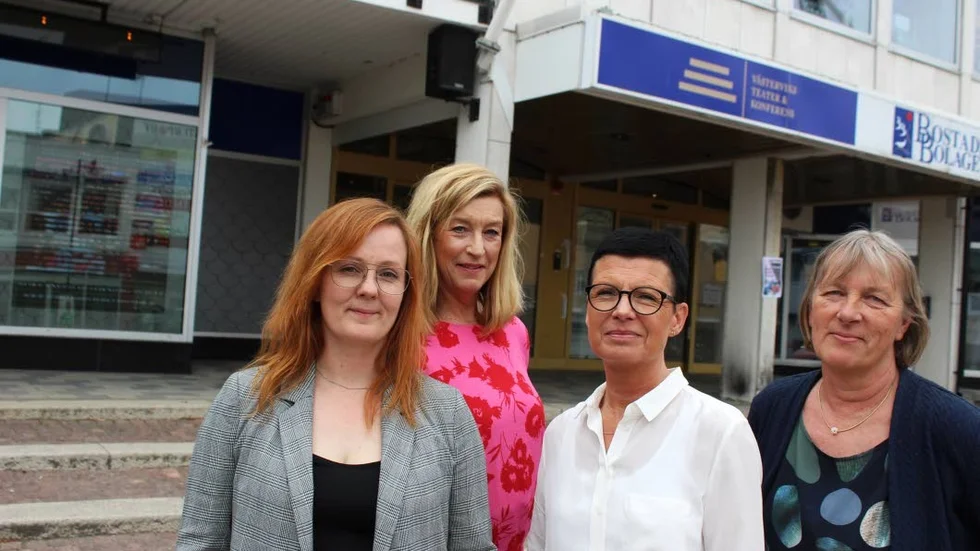 Anna Wiman, Mia Nilsson, Maria Petersson och Lena Arvidsson betonar att barnmorskebristen inte är ett unikt problem för Västervik.