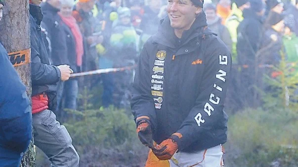 Kalle Svensson fick två VM-poäng i Finland.