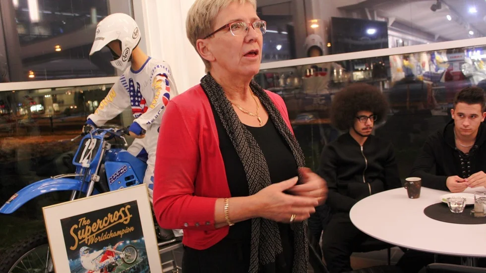 Kerstin Lundgren, riksdagsledamot från Södertälje och Centerpartiets utrikespolitiska talesperson gav Vimmerby en bild av världen, konflikterna och sin syn på Nato.