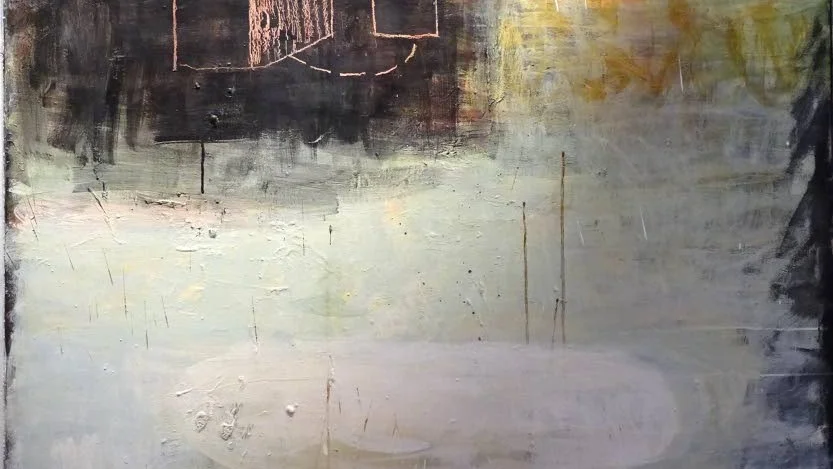 "Hemman". Målning av Lena Möller.