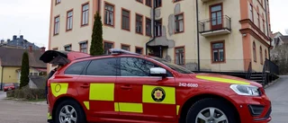 Handduksvärmare fattade eld