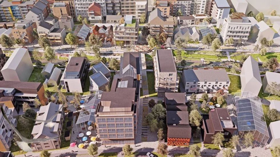 Vallastaden. Här ska det bli bo- och samhällsexpo 2–24 september.