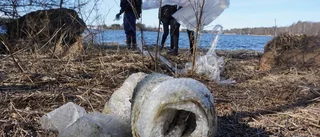 Ungdomar plockade skräp på Gränsö
