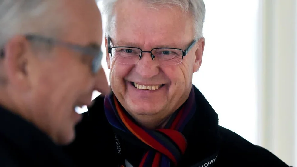 Full beläggning. Vallonbygdens vd Björn Andersson var förstås mycket nöjd med att det nya höghuset invigs med att alla lägenheter är uthyrda.