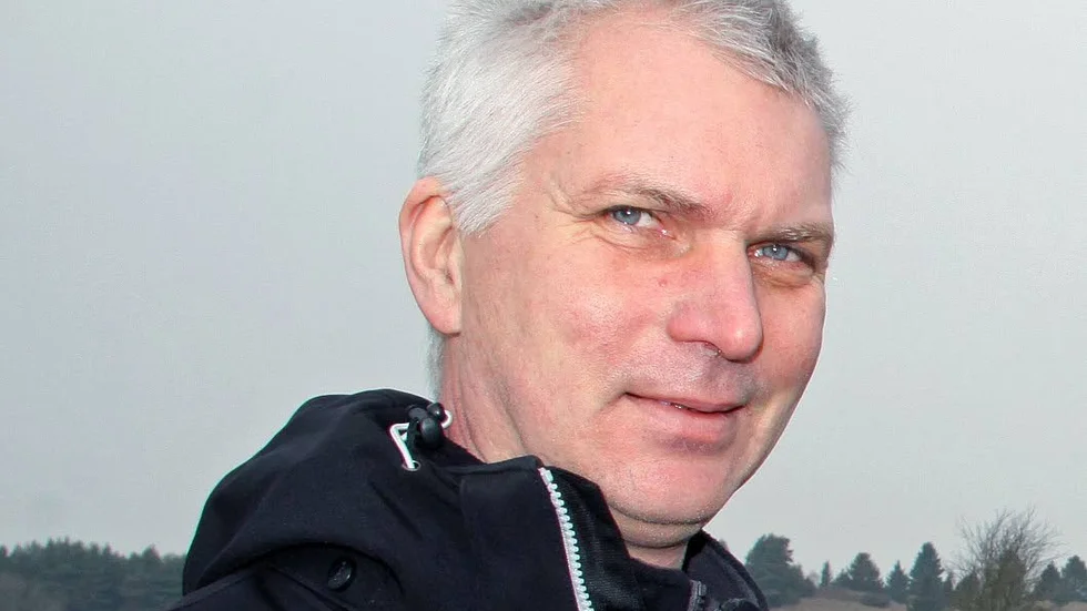 Gunnar Myrhede tror inte att skarvarna påverkar Borens fiskbestånd särskilt mycket.