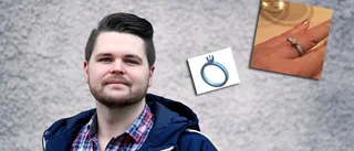 Han friade - med 3D-ring