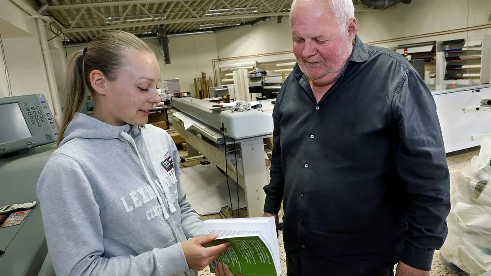 Hanna Samuelsson och Roger Durlind, Alla Format Förlag i Vadstena.