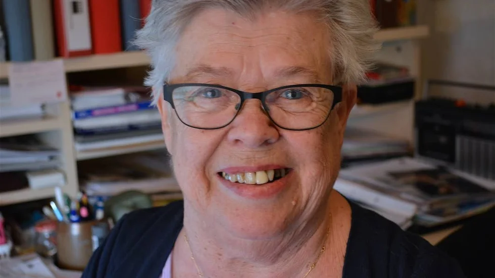 Efter bara en kort tid som medlem i Vadstena Teaterförening tog Barbro Wallgren hand om ordförandeposten.